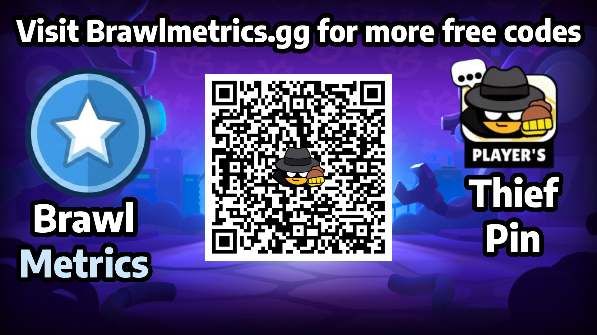 Thief Pin free reward QR code